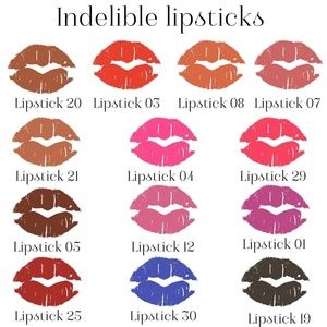 Indelible Lipsticks